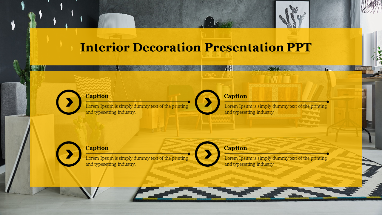Interior Decoration Presentation PPT